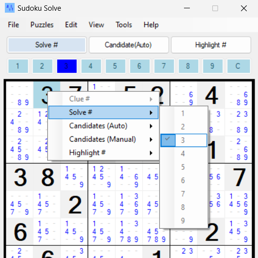 Solve Number Entry