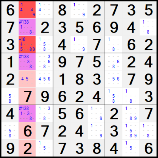 Algorithm: Triples In Column