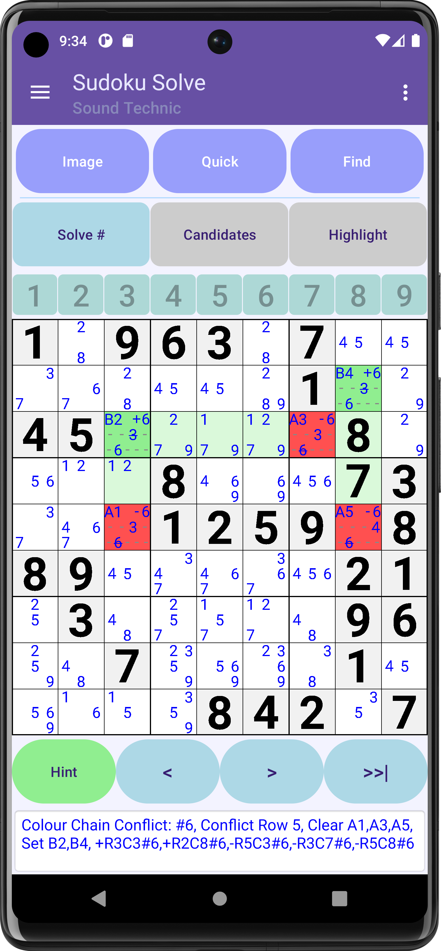 Algorithm: Colour Chain Conflict