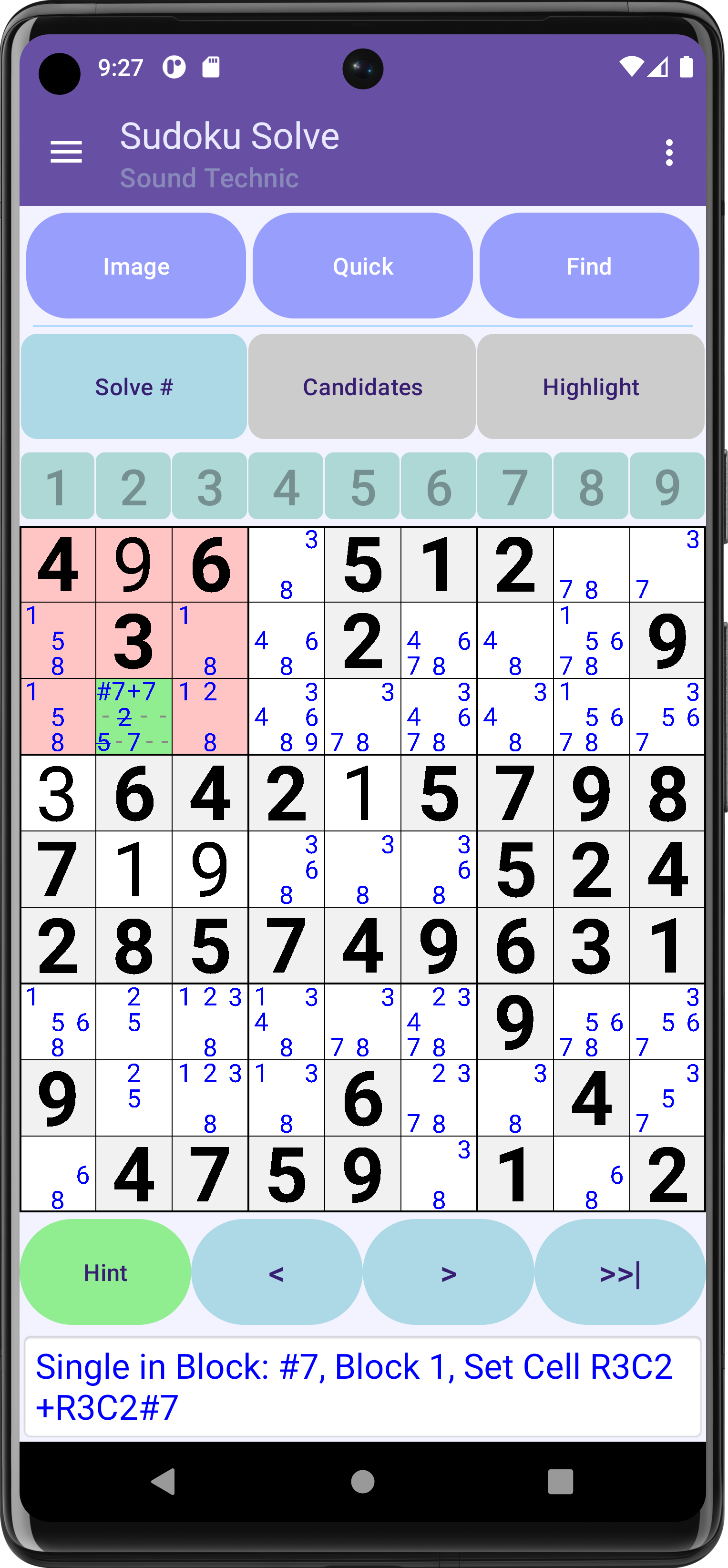 Algorithm: Single In Block