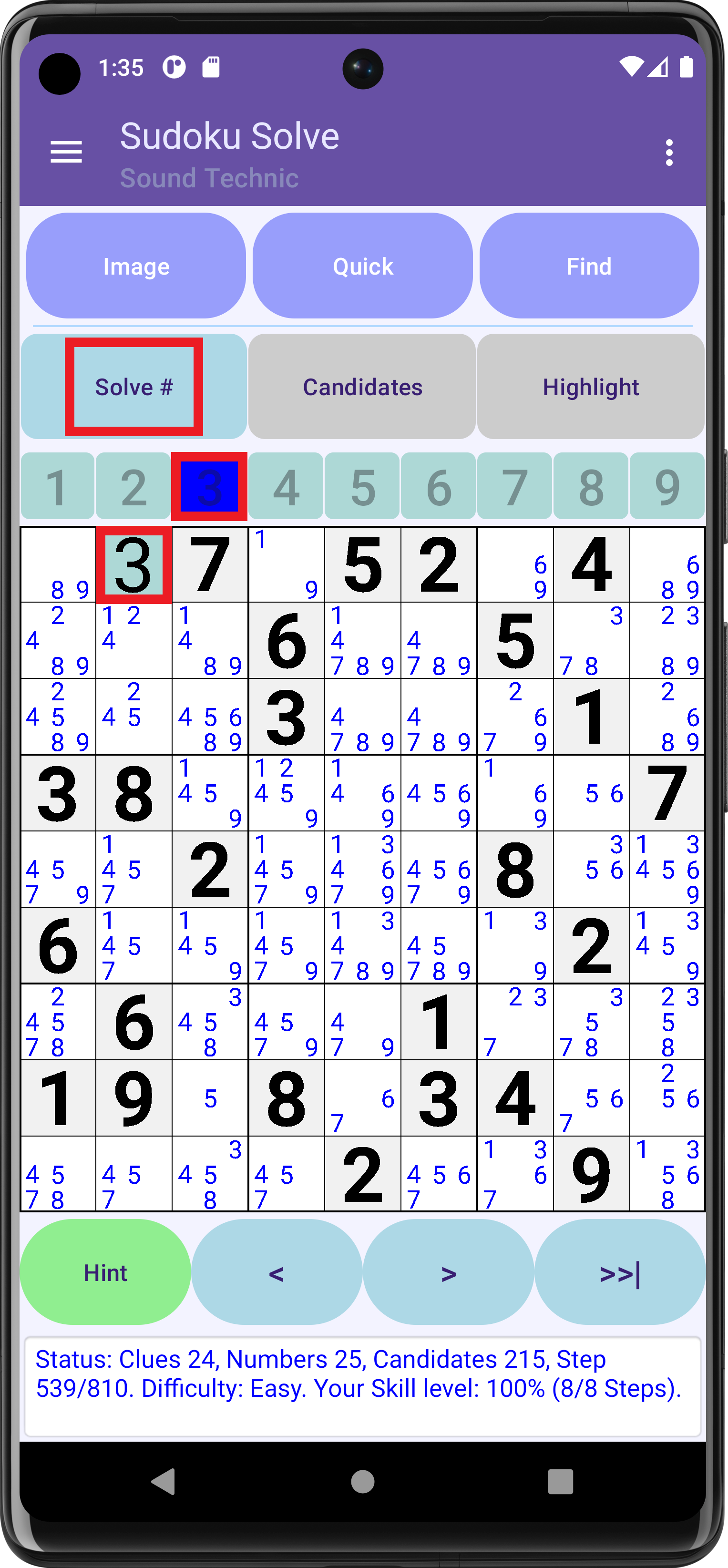 Solve Number Entry